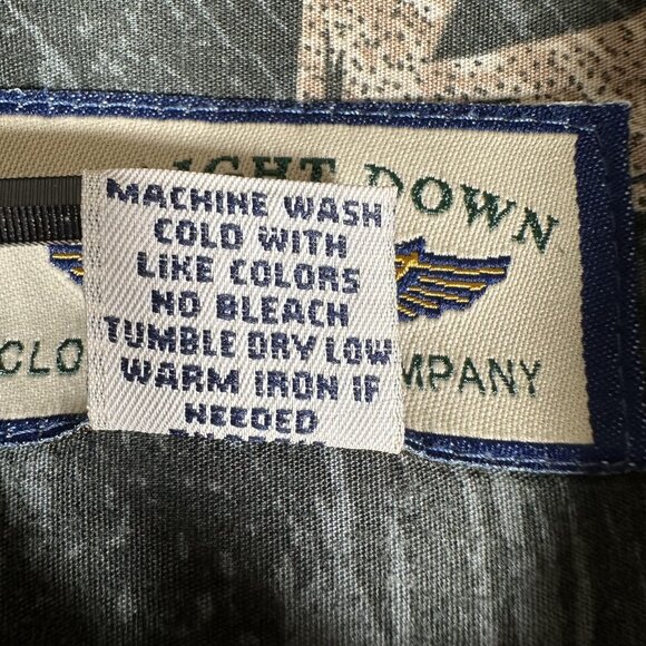 Straight Down Shirt Men Size XL Short Sleeve Hawaiian 100% Cotton Made in USA - Picture 6 of 11